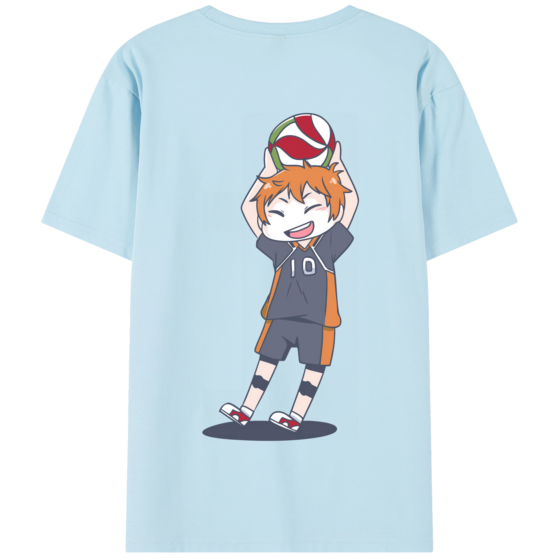 （画像用） ハイキュー!! Haikyu!! 綿100％半袖Tシャツ（背面プリント）
